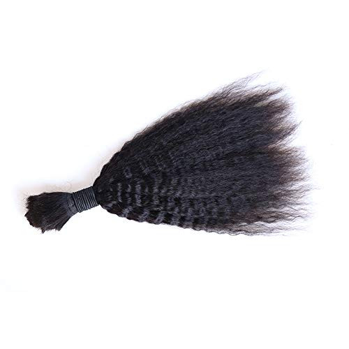 ZigZag Hair Kinky Straight Human Hair Bulk for Braiding without Weft Brazilian Virgin Human Braiding Hair Bulk Extension