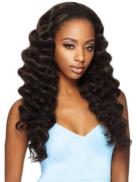 OUTRE Synthetic Hair Half Wig Quick Weave Ashani 1