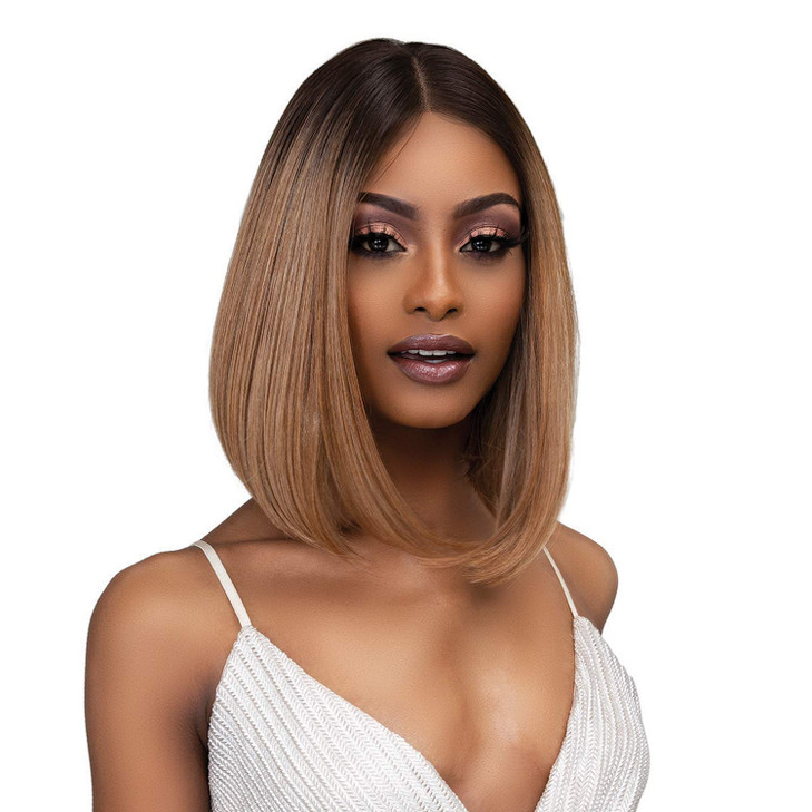 Janet Collection Melt 13x6 Frontal Part ASIA Lace Wig BUTTER SCOTCH