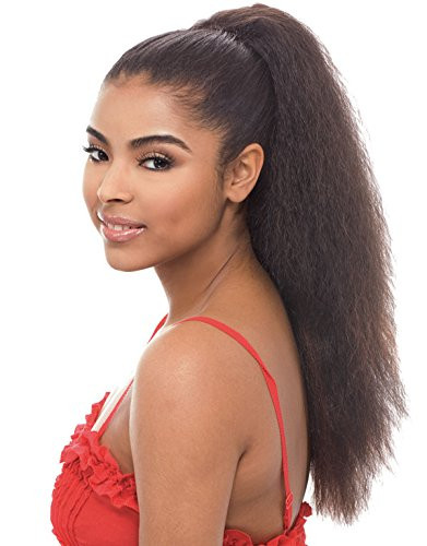 Janet Collection DREAM CHOICE LONG FS1B30 Noir Synthetic Drawstring Ponytail
