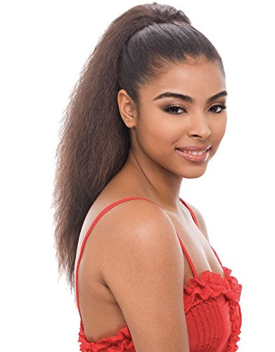 Janet Collection DREAM CHOICE LONG FS1B30 Noir Synthetic Drawstring Ponytail