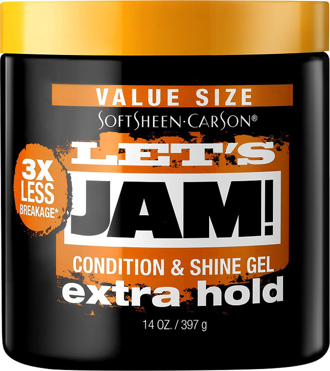 SoftSheen Hair Gel Carson Dark and Lovely Lets Jam Shining and Conditioning Gel Extra Hold For all Hair Types Styling Ge