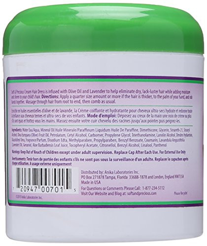 Soft Precious Moisturizing Creme for Hair Dress 5 Ounce