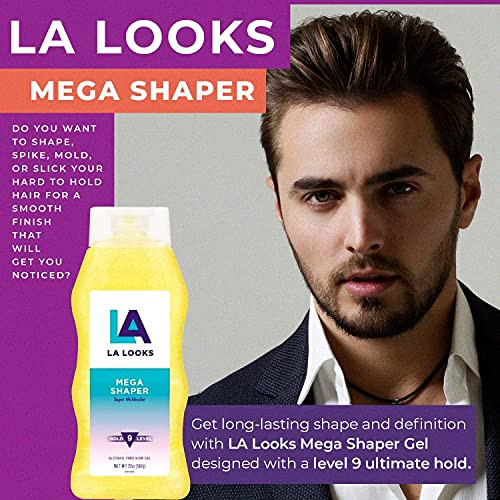 LA Looks Mega Shaper 9 Hold Level 20 Ounce UHC1903