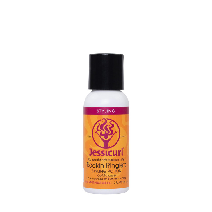 Jessicurl Rockin Ringlets Styling Potion No Fragrance Added 2 Fl oz Curl Enhancer with Flaxseed Extract Curl Defining St