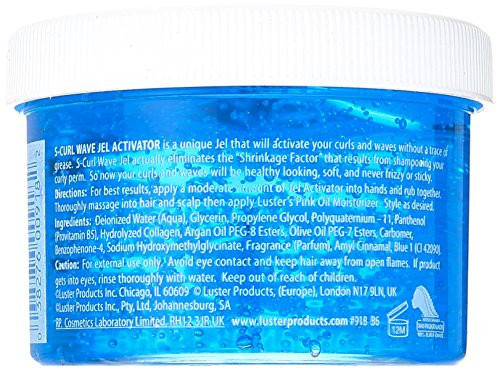 Lusters S Curl Wave Gel and Activator 105 Ounce 9182