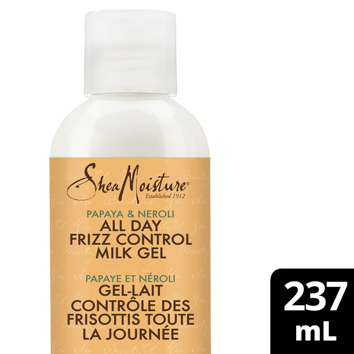 SheaMoisture Milk Gel for Wavy Curly Hair Papaya and Neroli Parabenfree Curl Gel Oz 8 Ounce