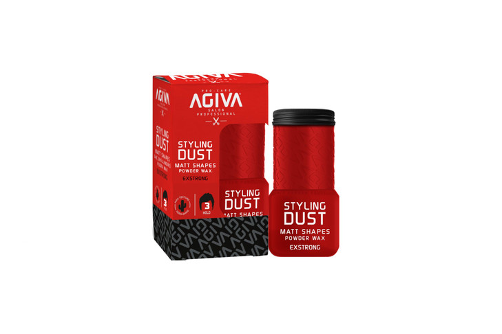 Agiva Hair Styling Powder Wax 03 Red Extra Strong Hold 071oz
