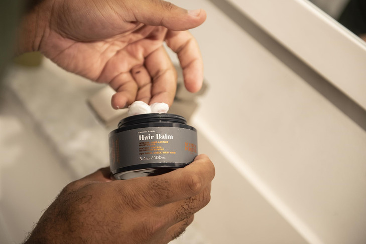 Scotch Porter Curls Waves Smoothing Hair Balm for Men Instantly Controls Moisturizes Defines Adds Shine Free of Parabens