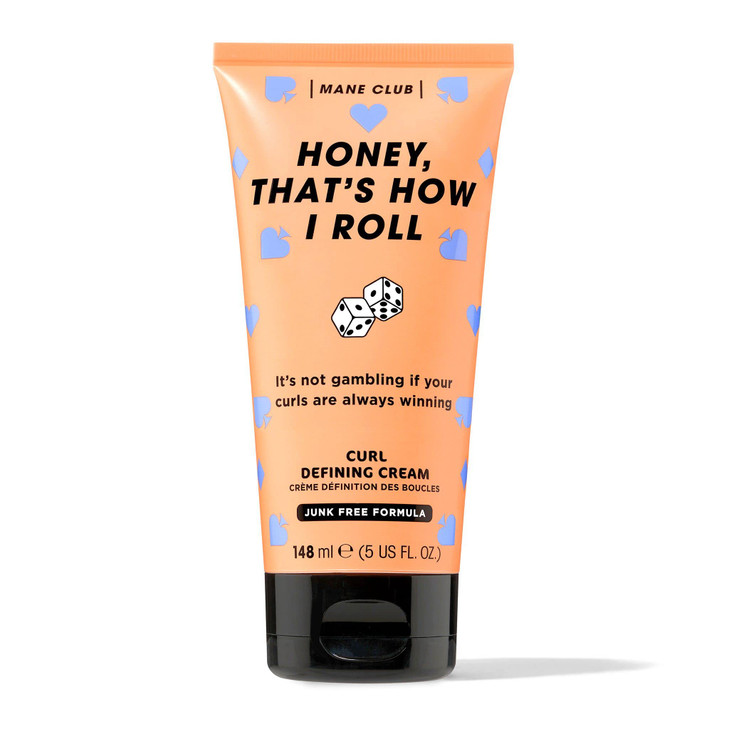 MANE CLUB Honey Thats How I Roll Curl Defining Cream cruelty free vegan no sulfates or parabens 5 Oz