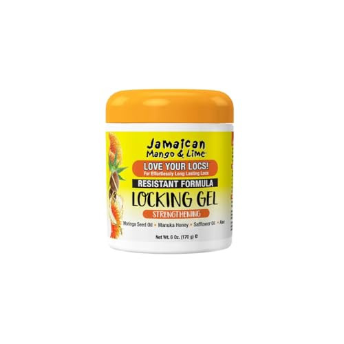Jamaican Mango Lime Love Your Locs Resistant Formula Locking Gel Extra Hold NonFlaking Gel for Locs Braids Twists LongLa