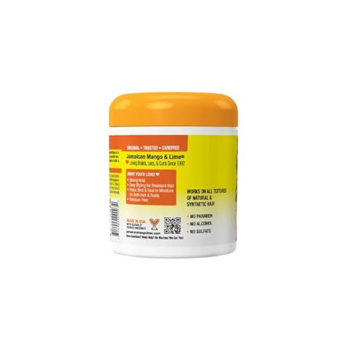 Jamaican Mango Lime Love Your Locs Resistant Formula Locking Gel Extra Hold NonFlaking Gel for Locs Braids Twists LongLa