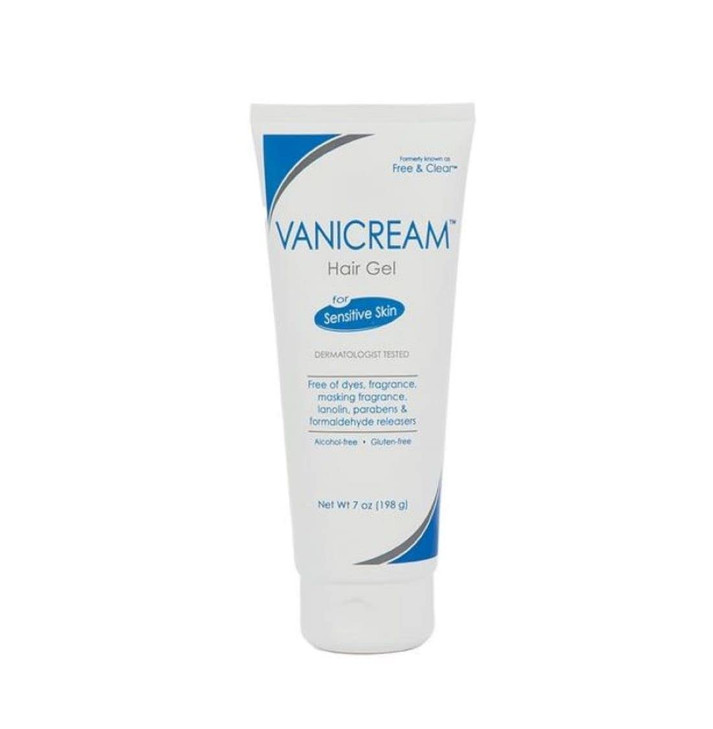 Vanicream Hair Styling Gel Fragrance and Gluten Free For Sensitive Skin Unscented 7 Oz Packaging May Vary