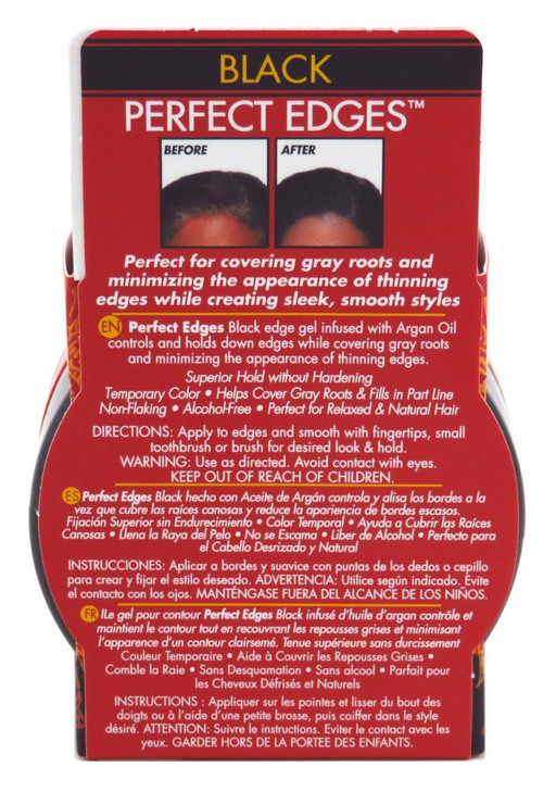 Creme Of Nature Argan Oil Perfect Edges Black 225 Ounce 2 Pack