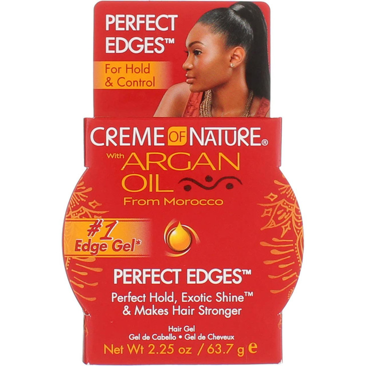 Creme of Nature Argan Oil Perfect Edges Control 225 oz Jar 3 Pack