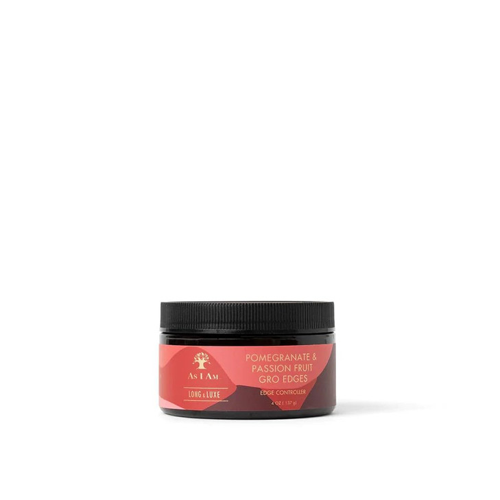 As I Am Long and Luxe Groedge Edge Controller 4oz Rejuvenates Strengthens Hair Line Long Lasting Hold Flake Free Enriche