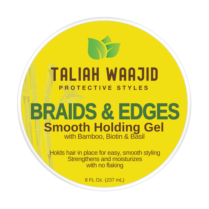 Taliah Waajid Protective Styles Braids Edges Smooth Holding Gel Extreme Hold Smooths Tames Frizz No Flaking or Drying 8o