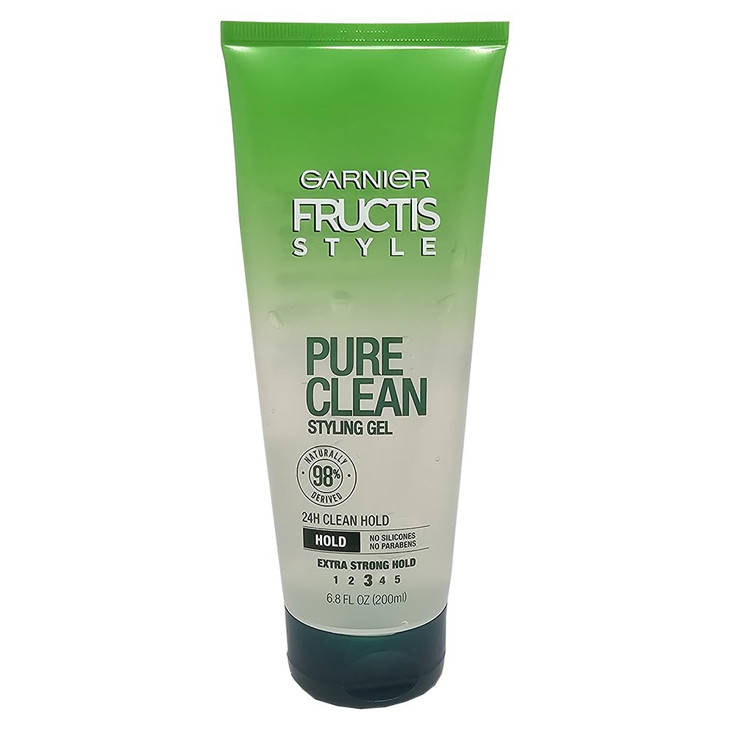 Garnier Fructis Style Pure Clean Styling Gel 204 Fl Oz Pack of 3