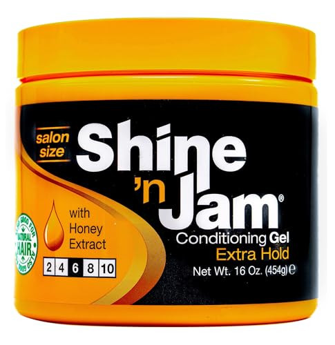 Shine n Jam Conditioning Gel Extra Hold for Braids Twists and Frizz Control