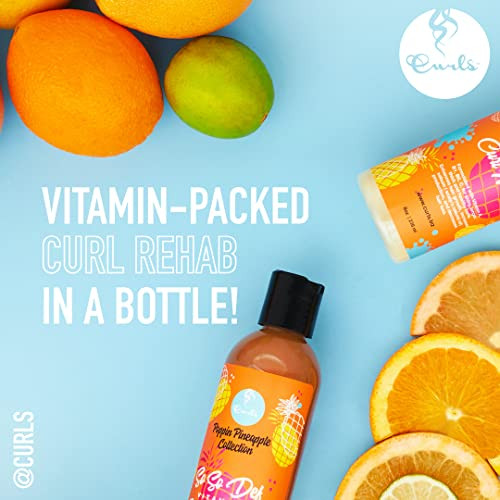 Curls Poppin Pineapple So So Def Vitamin C Defining Jelly Shinier Longer Thicker Healthier Hair Hydrating and Frizz Free