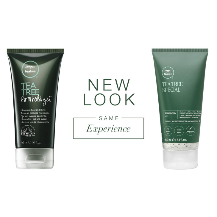 Tea Tree Firm Hold Gel Hair Gel Maximum Hold HighShine Finish For All Hair Types 51 fl oz