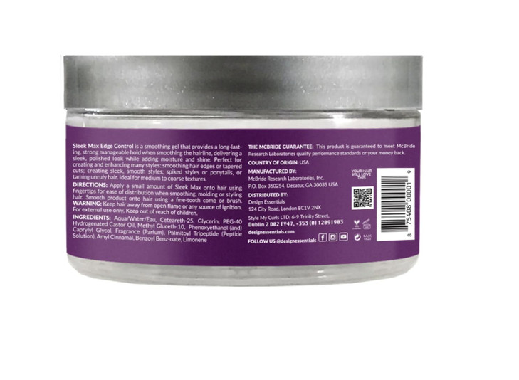 Design Essentials Sleek Max Edge Control for Smooth All Day Hold and Style 37oz