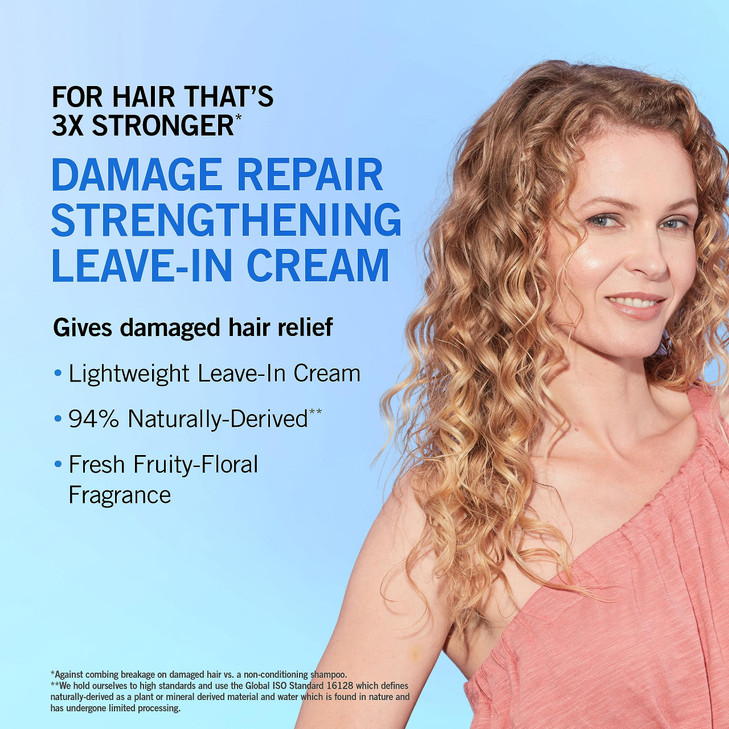 Better Natured Strengthening LeaveIn Hair Cream Stronger Smoother Hair Repair Damage 51 fl oz