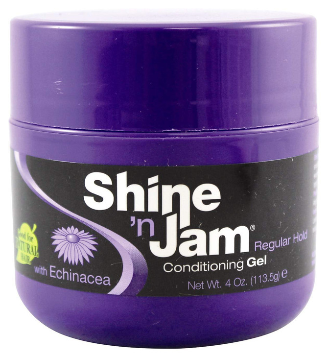Shine N Jam Conditioning Gel Regular Hold 4 Ounce 3 Pack