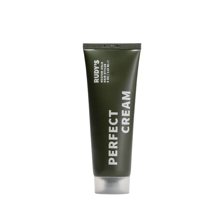 RUDYs Perfect Cream Flexible Medium Hold Hair Styler Sulfate and Paraben Free All Hair Types for Men Women 4 oz
