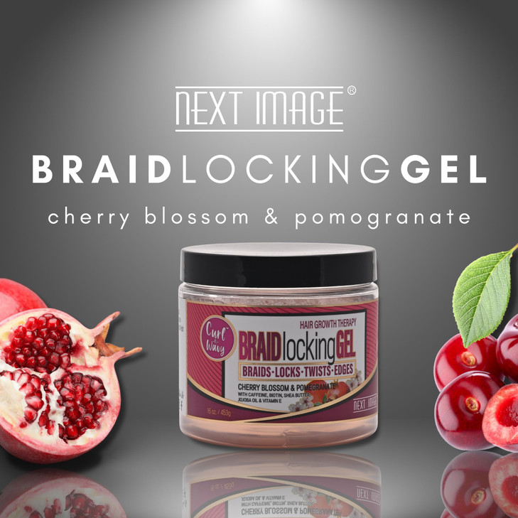 NEXT IMAGE Braid Locking Gel Cherry Blossom Pomegranate 16 oz