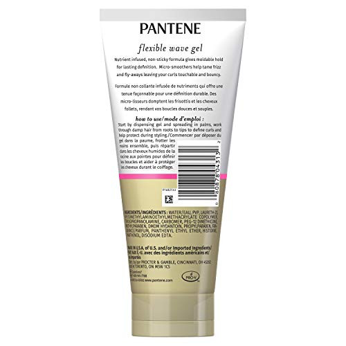 Pantene Curl Perfection Sculpting Hair Old Wave Gel 68 Oz Pack of 3
