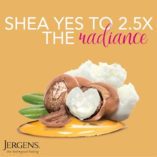 Jergens Shea Butter Body Lotion, Deep Conditioning Moisturizer, Hydration for Dry to Very Dry Skin, with Pure Shea Butter, 3X More Radiant Skin, Derm online at globaldelivered