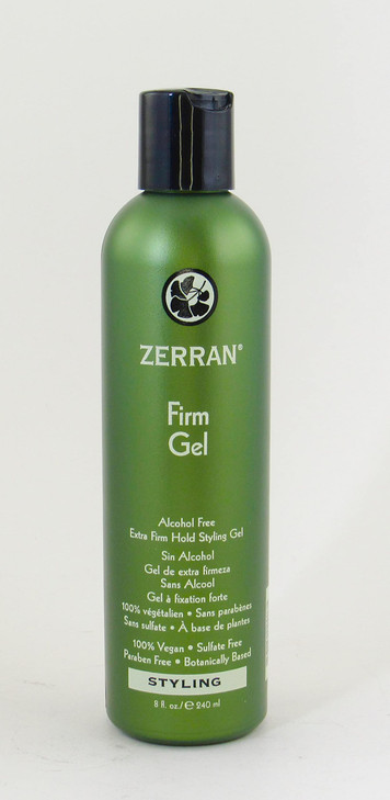 Zerran Firm Hold Hair Gel 8 Ounce