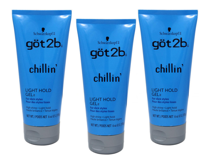 Got 2B Chillin Gel Light Hold 6 Ounce Pack of 3