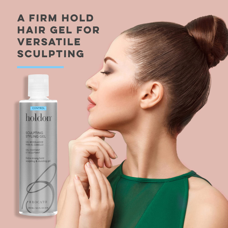 Brocato Holdon Control Sculpting Styling Gel 85 Fl Oz Extra Strong Hold Scalping Shaping Molding Gel For All Hair Types