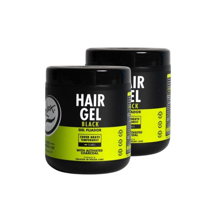 Rolda Black Styling Hair Gel Medium To Strong Hold With Medium Shine For a Wet Slicked Back Look With All Day Hold Activ