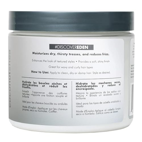 EDEN BodyWorks Coconut Shea Pudding Souffl Curl Cream for Curly Hair Products Styling Cream for Soft Curls Hair Products