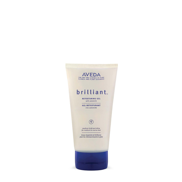 Aveda Brilliant Retexturing Gel Medium Hold Hair Gel Adds Shine for Textured Curly Coily Hair 5 Fl Oz