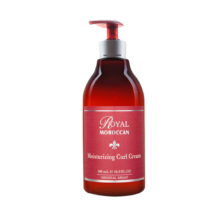 Royal Moroccan Curl Defining Cream for Frizzy Color Treated Curly Hair Moisturizing Argan Oil Styling Product 500 ml 169