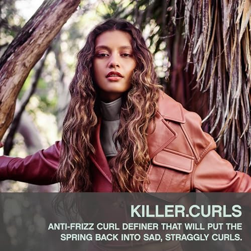 KEVINMURPHY KILLERCURLS LeaveIn Anti Frizz Cream for Curly Coily Hair Curl Activating Flexible Hold Frizz Ease Curling C