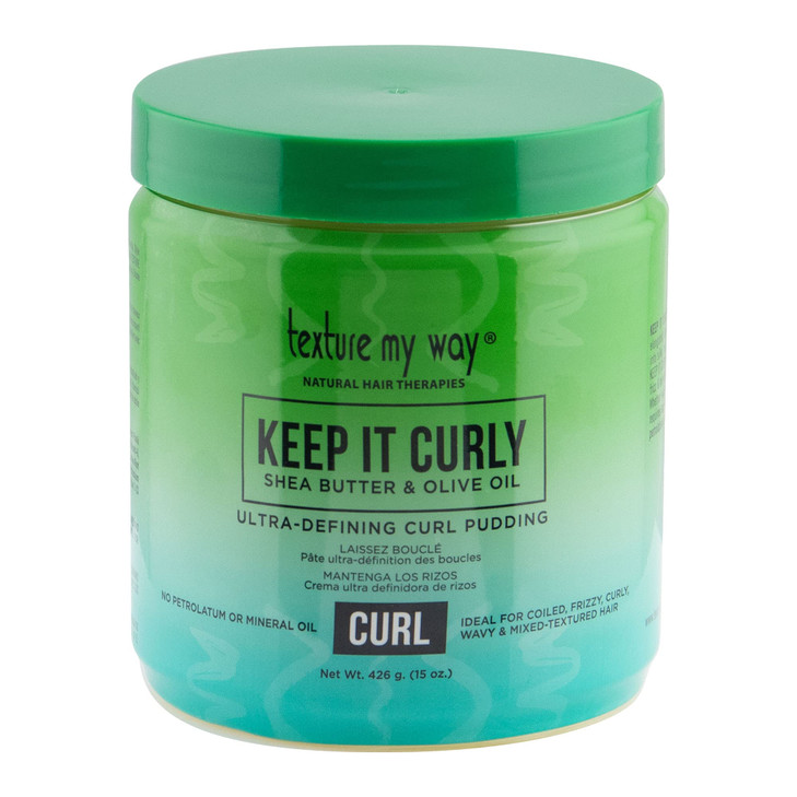 Texture My Way Natural Hair Therapies Keep It Curly UltraDefining Hair Curl Pudding Ideal for Coiled Frizzy Curly Hair 1