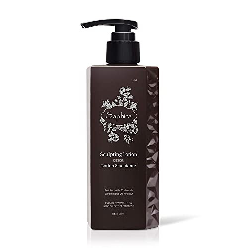 Saphira Sculpting Lotion for Medium To Firm Hold Healthy Shiny Hair for All Hair Types Women and Men SulfateFree Paraben