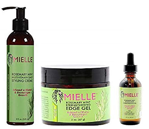Mielle Rosemary Mint Styling Product Combo CREAMGELOIL