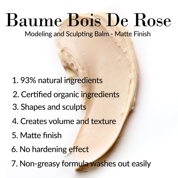 Baume Bois De Rose by Leonor Greyl Paris Modeling and Sculpting Pomade Hair Modeling Cream Matte Finish Styling Pomade f