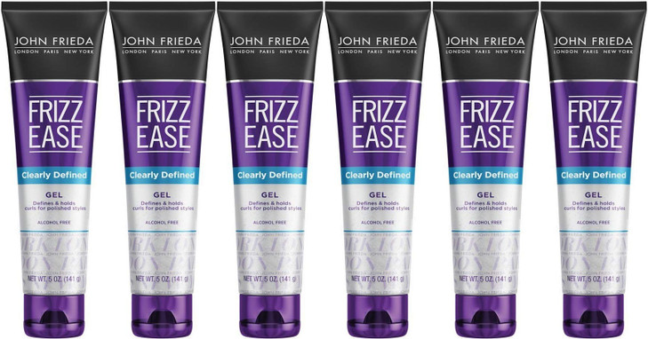 John Frieda FrizzEase Gel Clearly Defined 5 Ounce 145ml 6 Pack