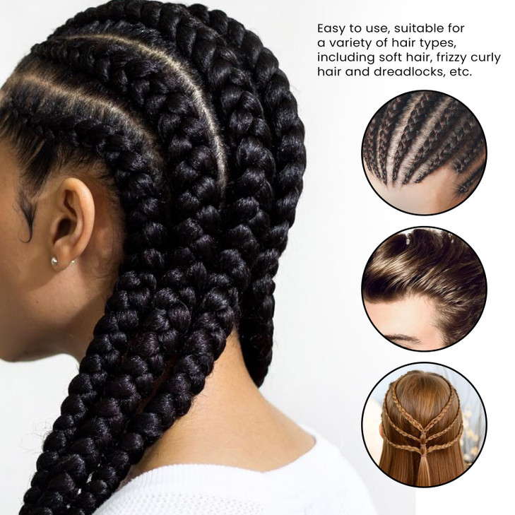 Joyeee Hair Styling Gel 50g Twist and Lock Edge Control for Curly Braids Locs Twists Cornrows Wavy or Kinky Hair No Whit