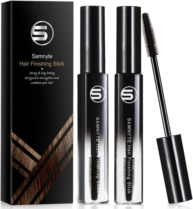 Hair Finishing Stick 2 Pack 07 FlOz Hair Mascara for Taming Flyaways NotGreasy Hair Gel Stick