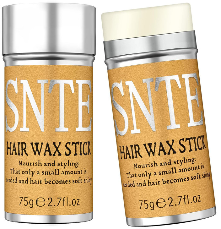 Samnyte Hair Wax Stick 2PCS Wax Stick for Hair Slick Stick Hair Wax for Flyaways Hair Gel Stick Nongreasy Styling Cream