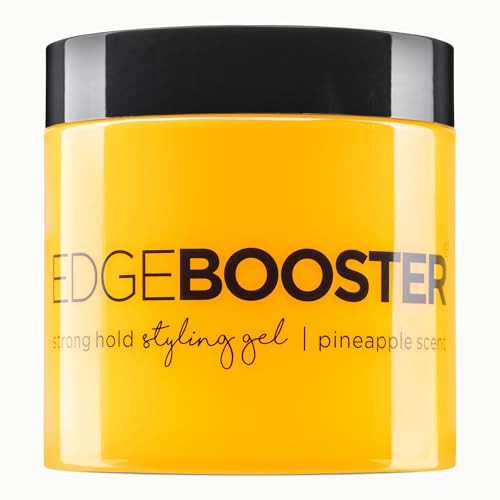 Style Factor EDGE BOOSTER Strong Hold Styling Gel AlcoholFree Hair Gel with Camellia Sinensis Seed Oil for Curly Wavy Sl
