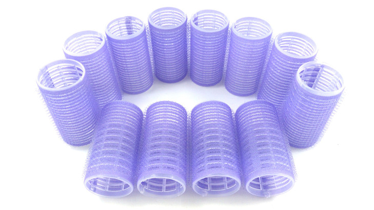 Self Grip Holding Rollers Hairdressing Curlers Hair Design Sticky Cling Style For DIY Or Salon By Kamay's (30mm/1.2" Medium Size 12PCS) online at globaldelivered